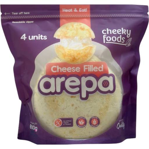 Cheeky Foods Cheese Filled Arepa (600g, 4 pack)