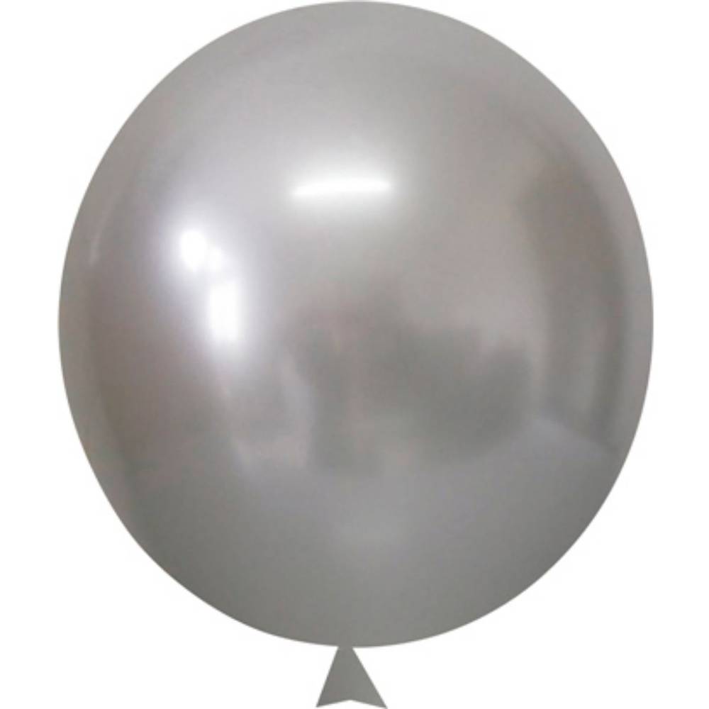 Industria de balões balão happy alumínio nº 16 prateado (5 unidades)