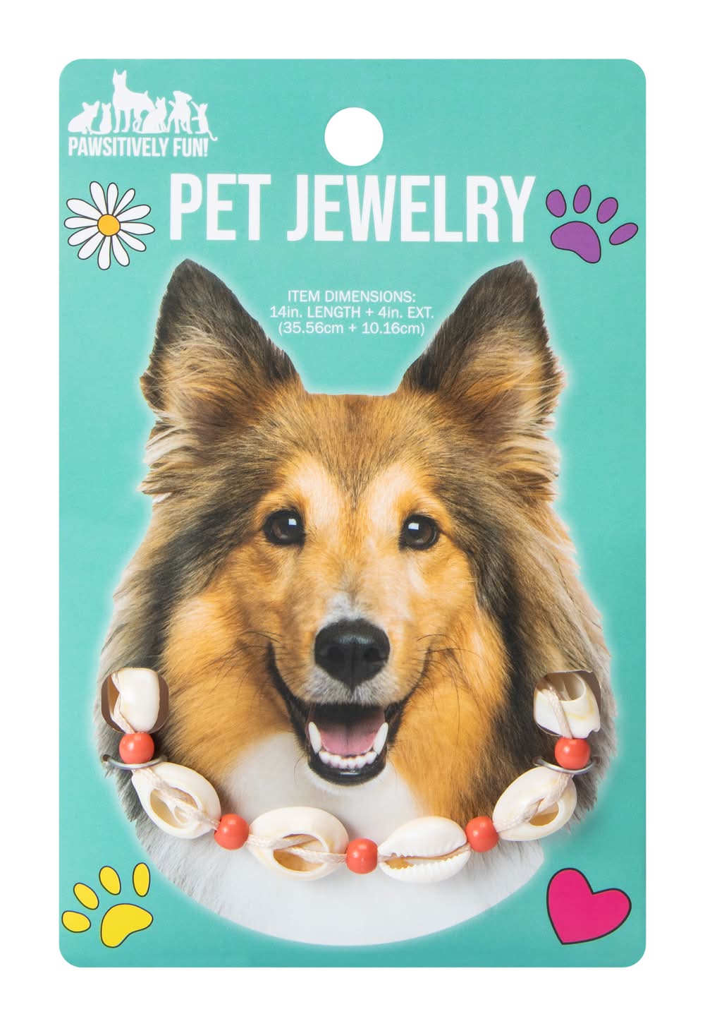 Seashell Pet Jewelry 14in Small