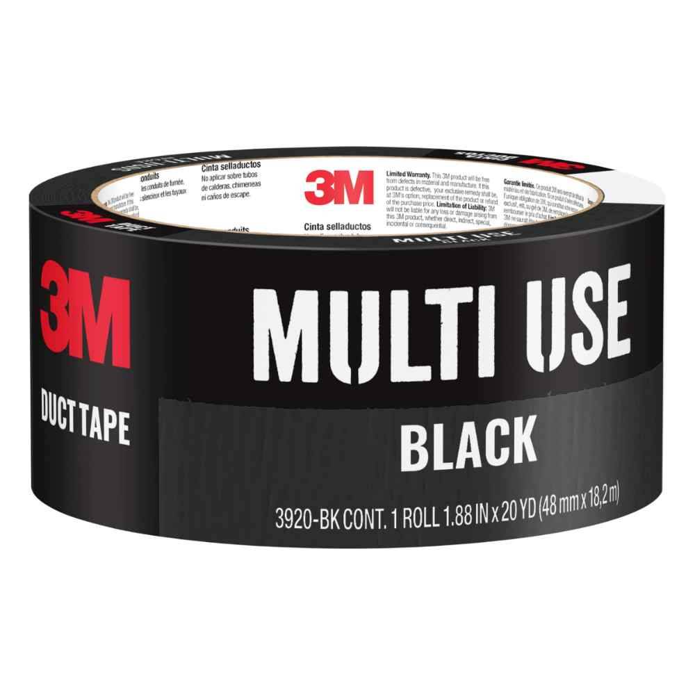 3M cinta ductos negra (1 pieza)