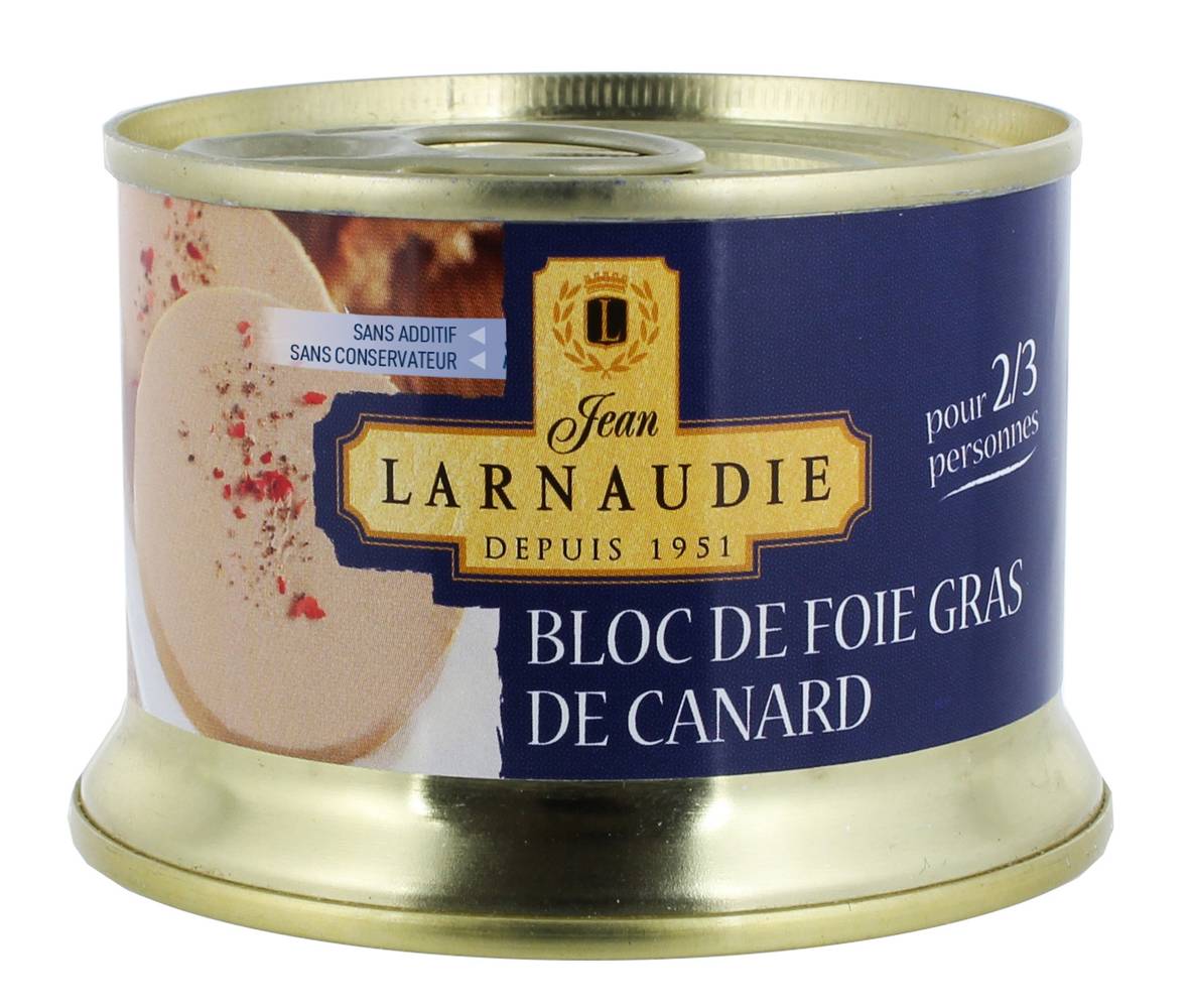 Jean Larnauidie - Bloc de foie gras de canard (130g)