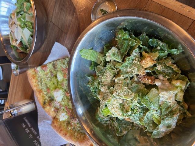 Vegan Caesar salad