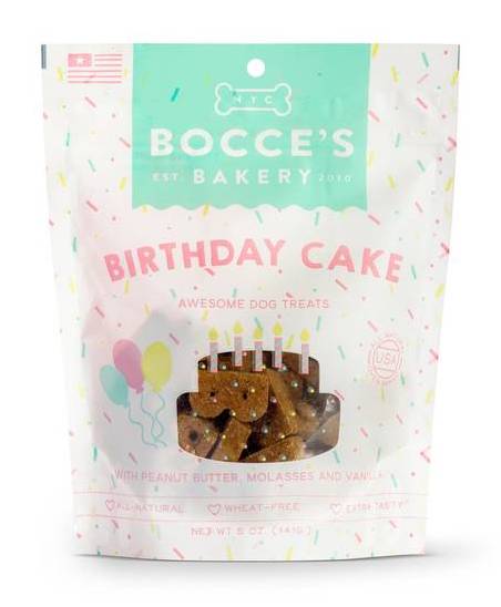 Bocce's Bakery Seasonal Birthday Cake Biscuits (5 oz)