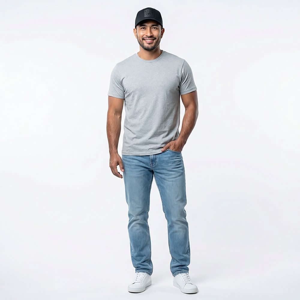 Ariat Men's Black Logo Cap, Black, One Size