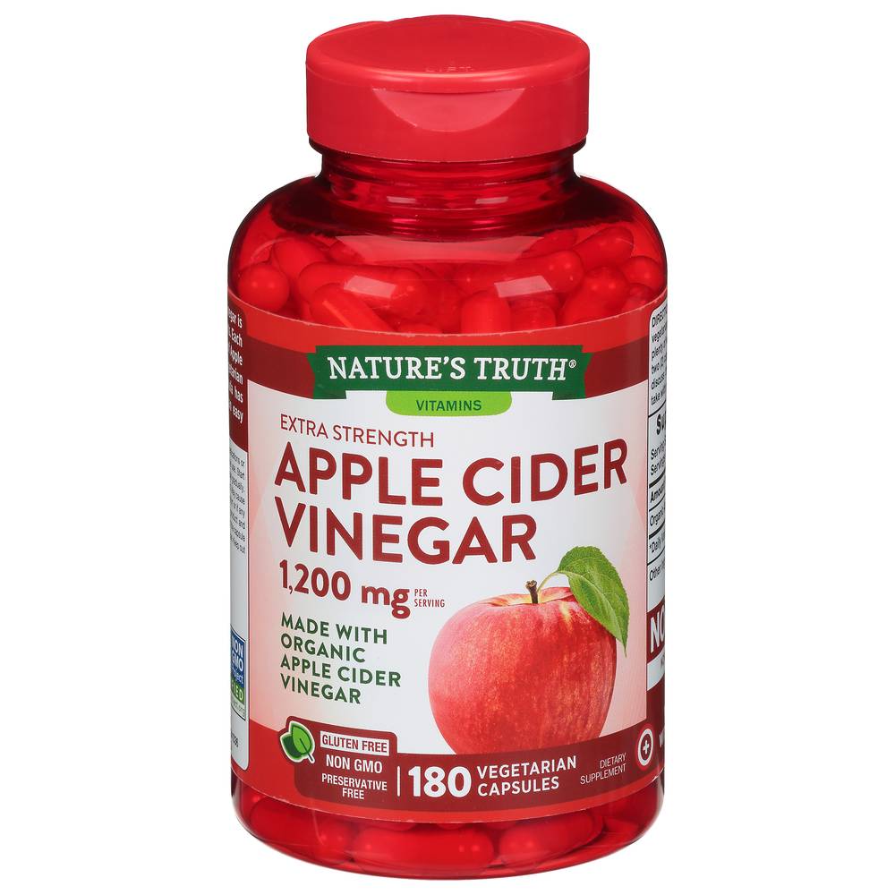 Nature's Truth Apple Cider Vinegar 1200 mg Capsules (180 ct)