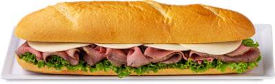 Roast Beef And Provolone Foot Long Sandwich - Ea