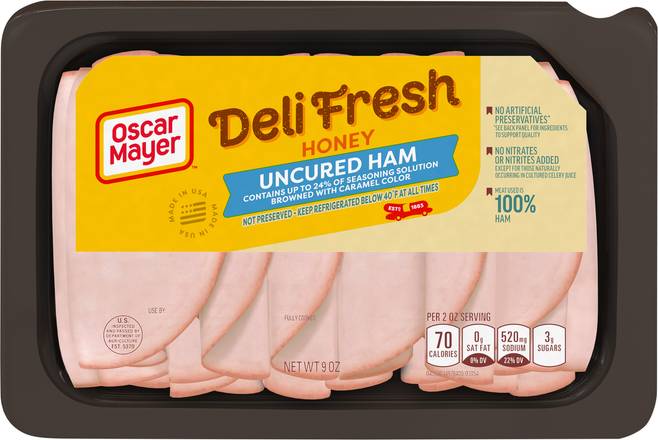 Oscar Mayer Deli Fresh Honey Uncured Ham