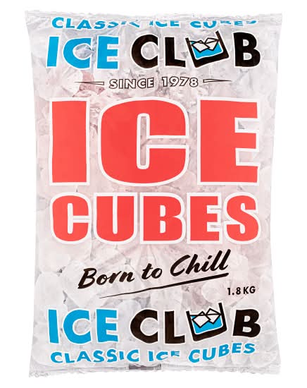 Ice Club Ice Cubes (1.8kg)