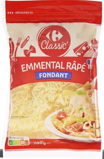 Carrefour Classic' - Emmental râpé fondant