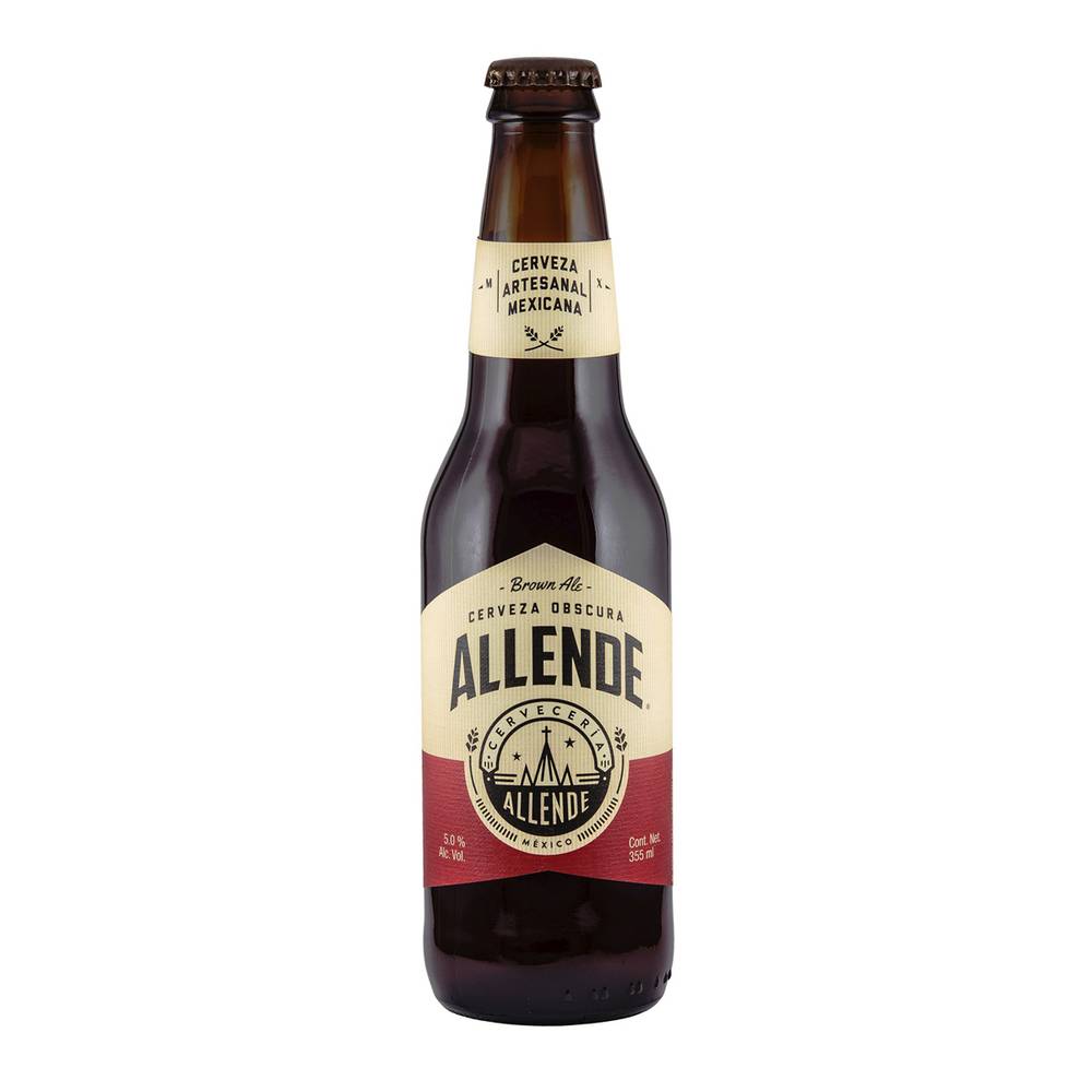 Allende cerveza obscura brown ale (355 ml)