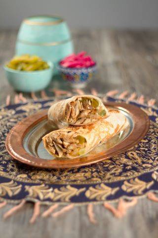 Chicken Shawarma Saj Meal