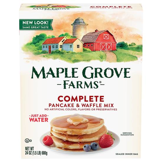 Maple Grove Farms Of Vermont Complete Pancake & Waffle Mix (24 oz)