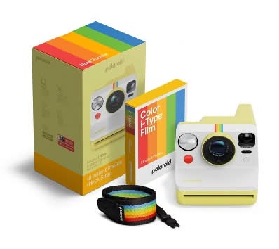 Polaroid Now Generation 3 I-Type Instant Camera Bundle, Yellow