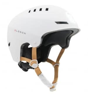 Casco con luz Olsson Urban Light Blanco M/L