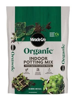 Miracle-Gro Organic Indoor Potting Soil Mix