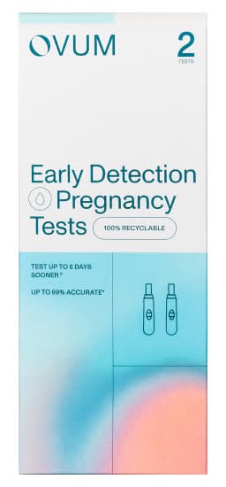 Ovum Women, Early Detection Pregnancy Tests (2 pack)