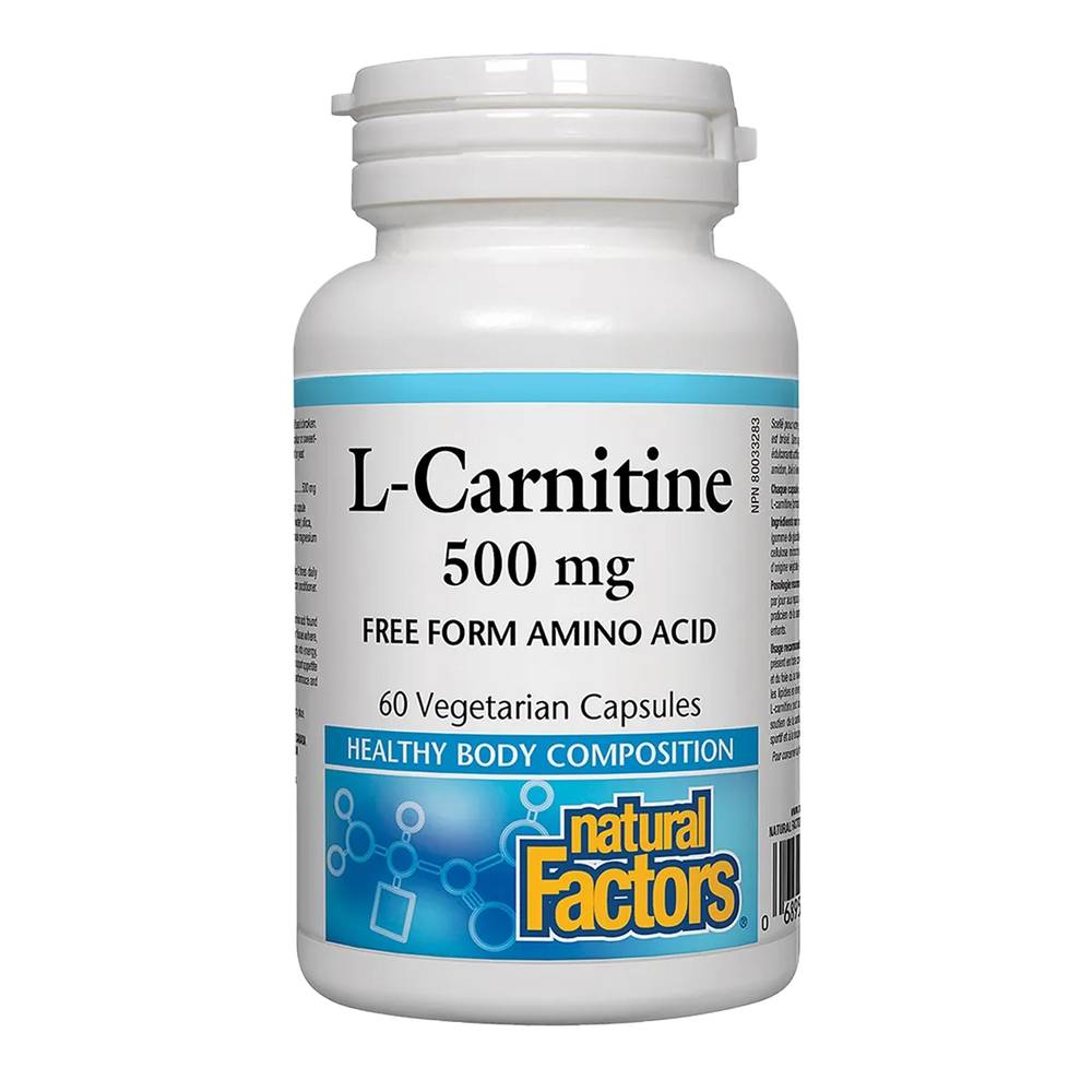 Order Natural Factors L-Carnitine Capsules 500 mg - Delivery Near me