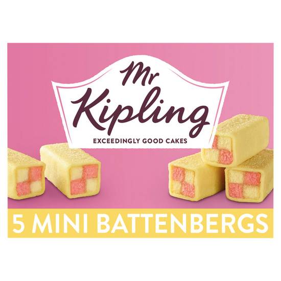 Mr Kipling 5 Mini Battenbergs