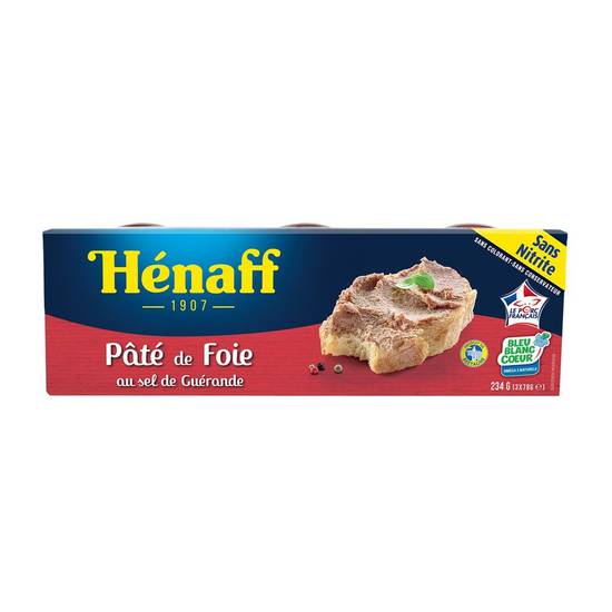 Pâté de foie Henaff 3x78g