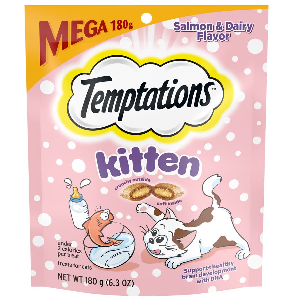 Temptations Treats For Kittens, Salmon-Dairy (6.3 oz)