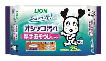 シュシュット 厚手おそうじシート 犬用 25枚