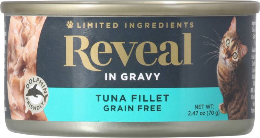 Reveal Pet Food Grain Free Tuna Fillet in Gravy Cat Food