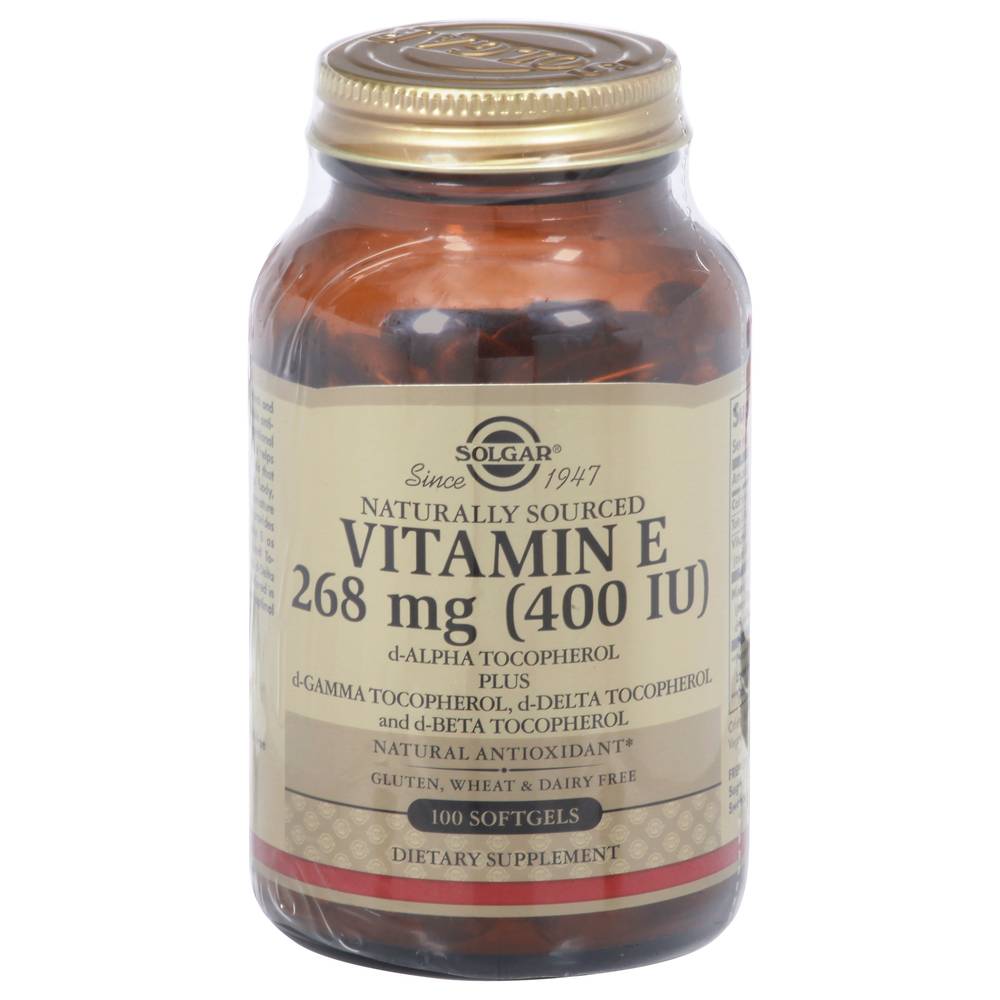 Solgar Vitamin E 268 mg 400 Iu Dietary Supplement (100 ct)