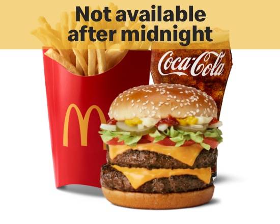 Double Quarter Pounder® with Cheese Deluxe Meal