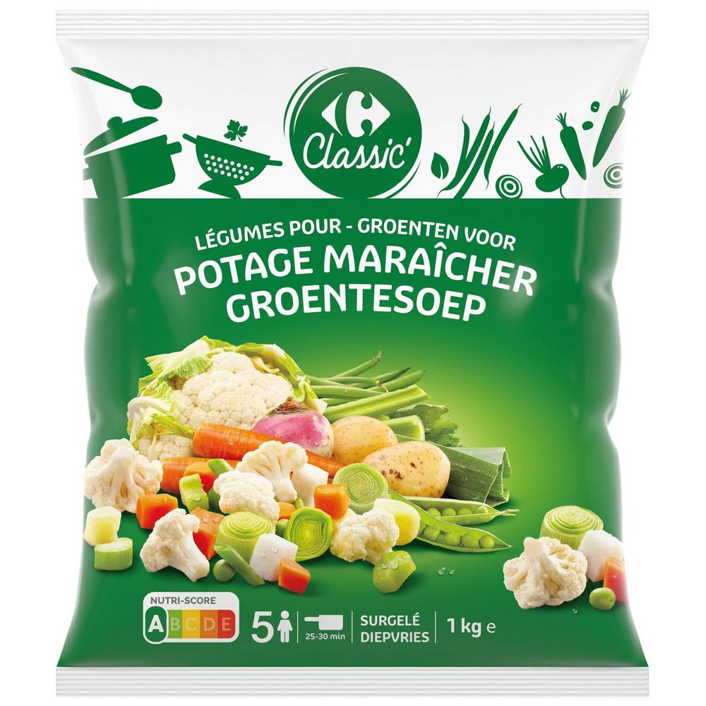 Carrefour Classic' - Mélange légumes pour soupe (1kg)