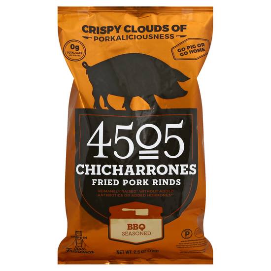 4505 Meats Bbq Seasoned Chicharrones Fried Pork Rinds