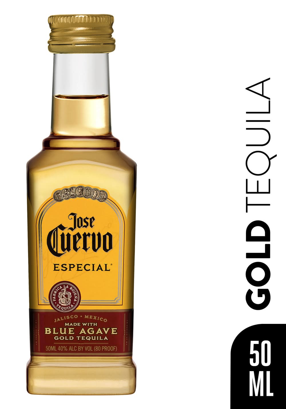 Jose Cuervo Especial Gold Tequila With Blue Agave (50 ml)