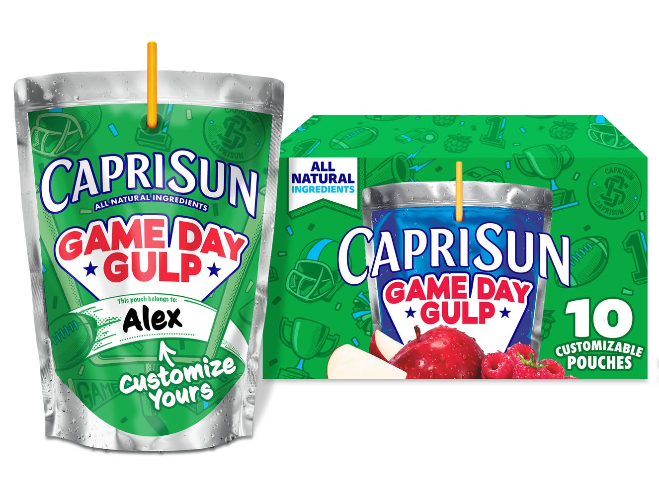 Capri Sun Game Day Gulp Juice Drink (10 x 6 fl oz)