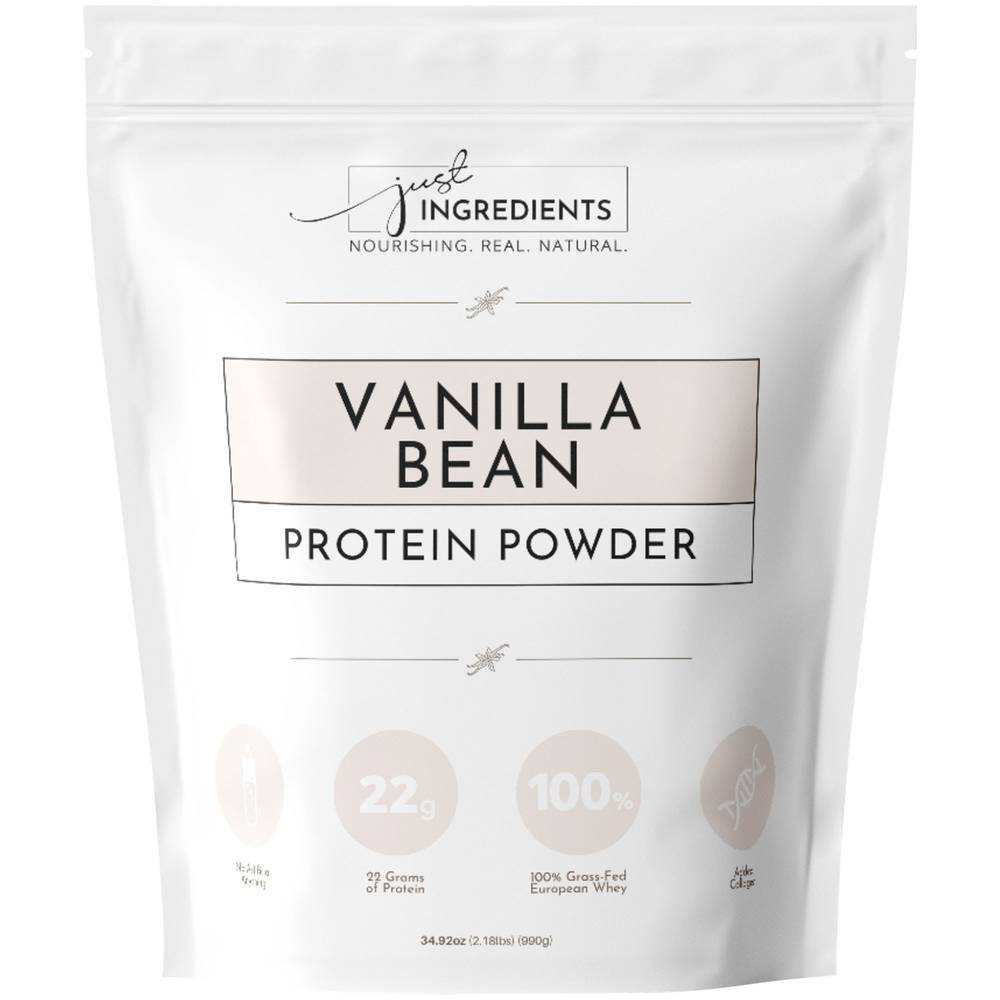 100% Grass-Fed New Zealand Whey Protein Powder - Vanilla Bean (2.18 Lbs. / 30 Servings)