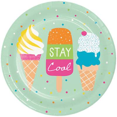 Signature Select Stay Cool Dinner Plates - 8 Count