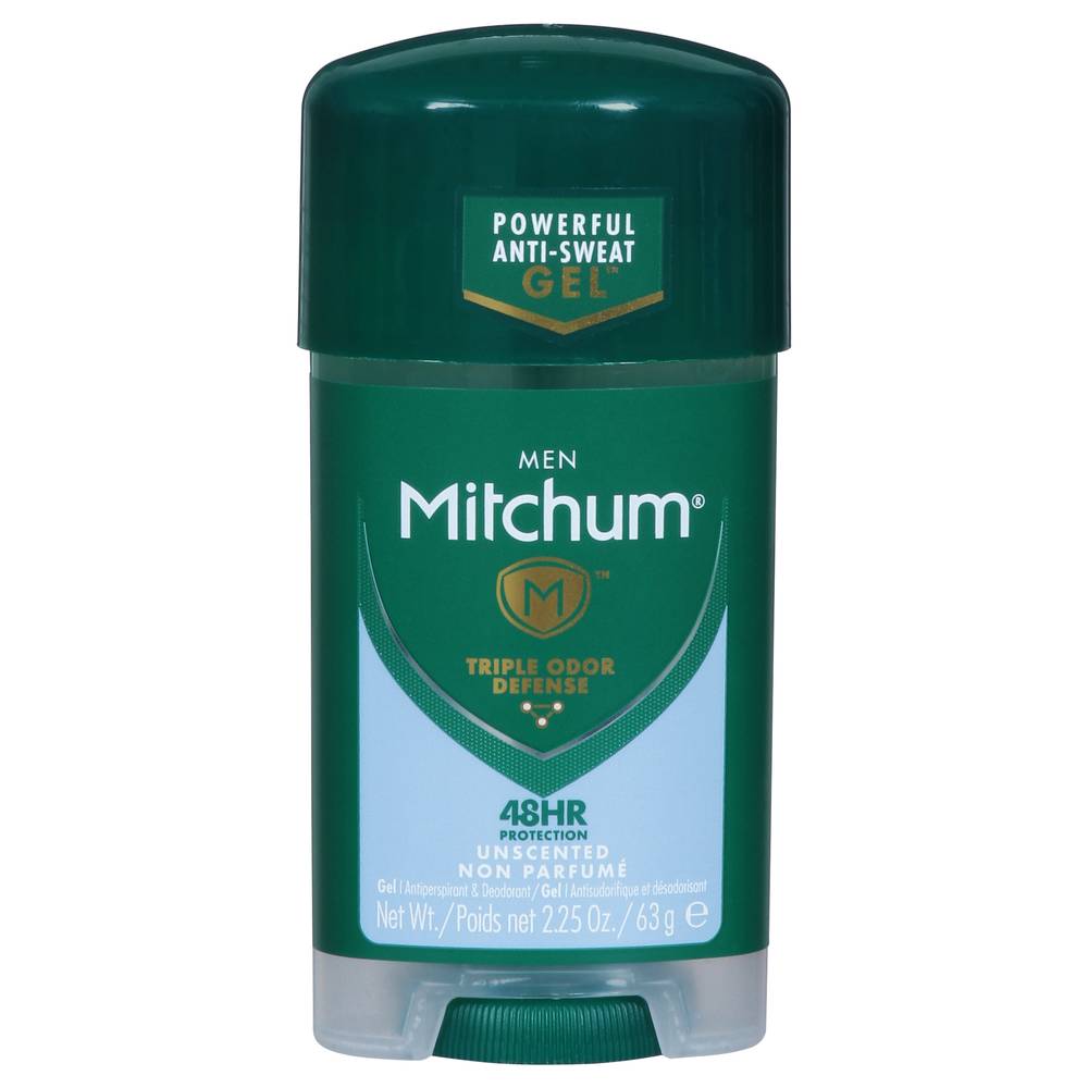 Mitchum Men Unscented Anti-Perspirant & Deodorant (2.3 oz)