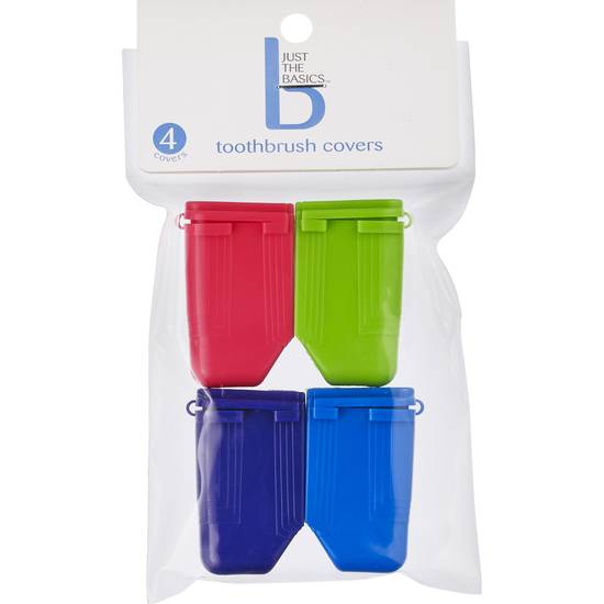 Just The Basics Toothbrush Covers, 4 CT
