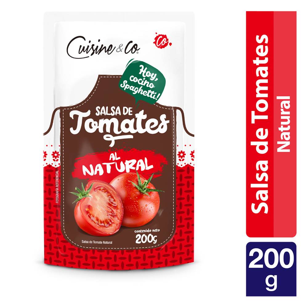 Cuisine & co salsa de tomate natural (200 g)