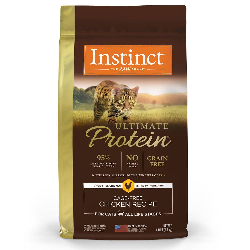 INSTINCT Ultimate Protein Chicken Recipe Adult Cat Food (4 lbs)