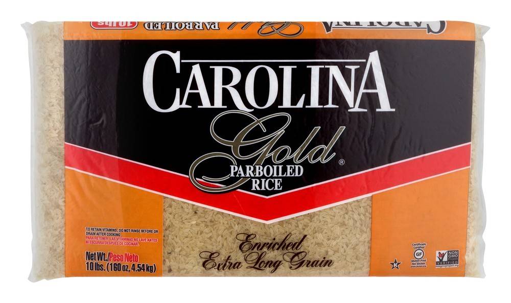 Carolina Parboiled Rice Extra Long Grain (10 lbs)