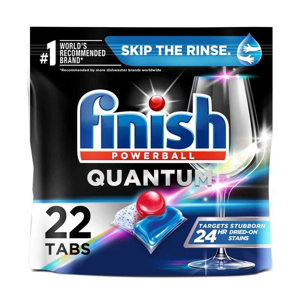 Finish Powerball Quantum Automatic Dishwasher Detergent