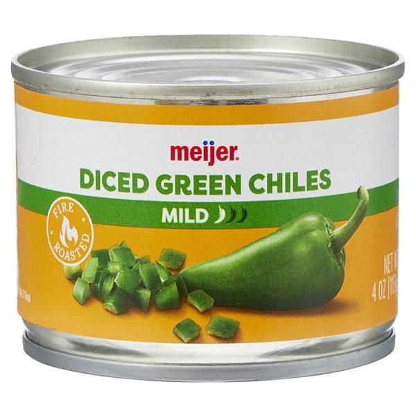 Meijer Mild Diced Green Chiles