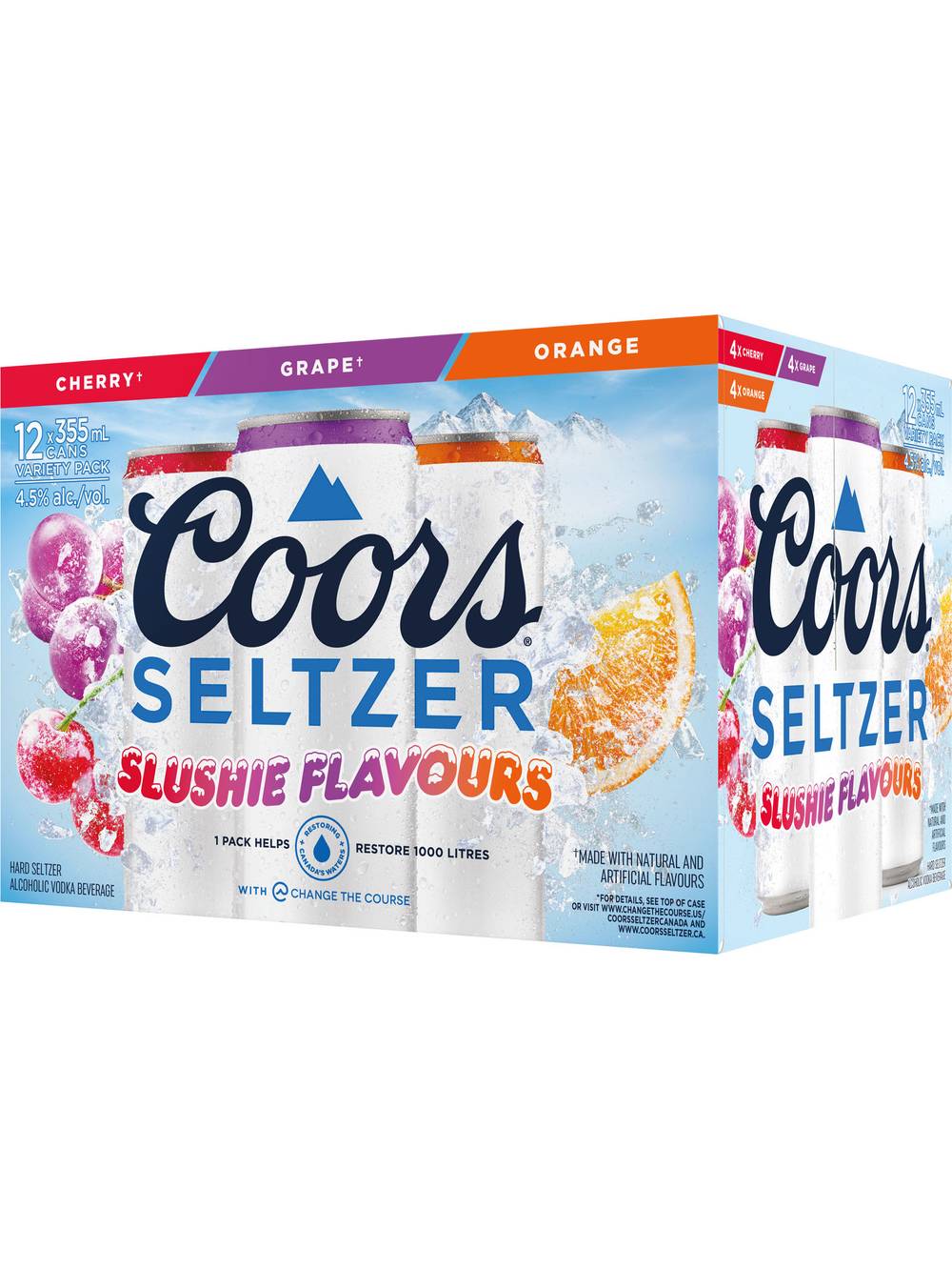 Coors Seltzer Slushie Flavour Pack