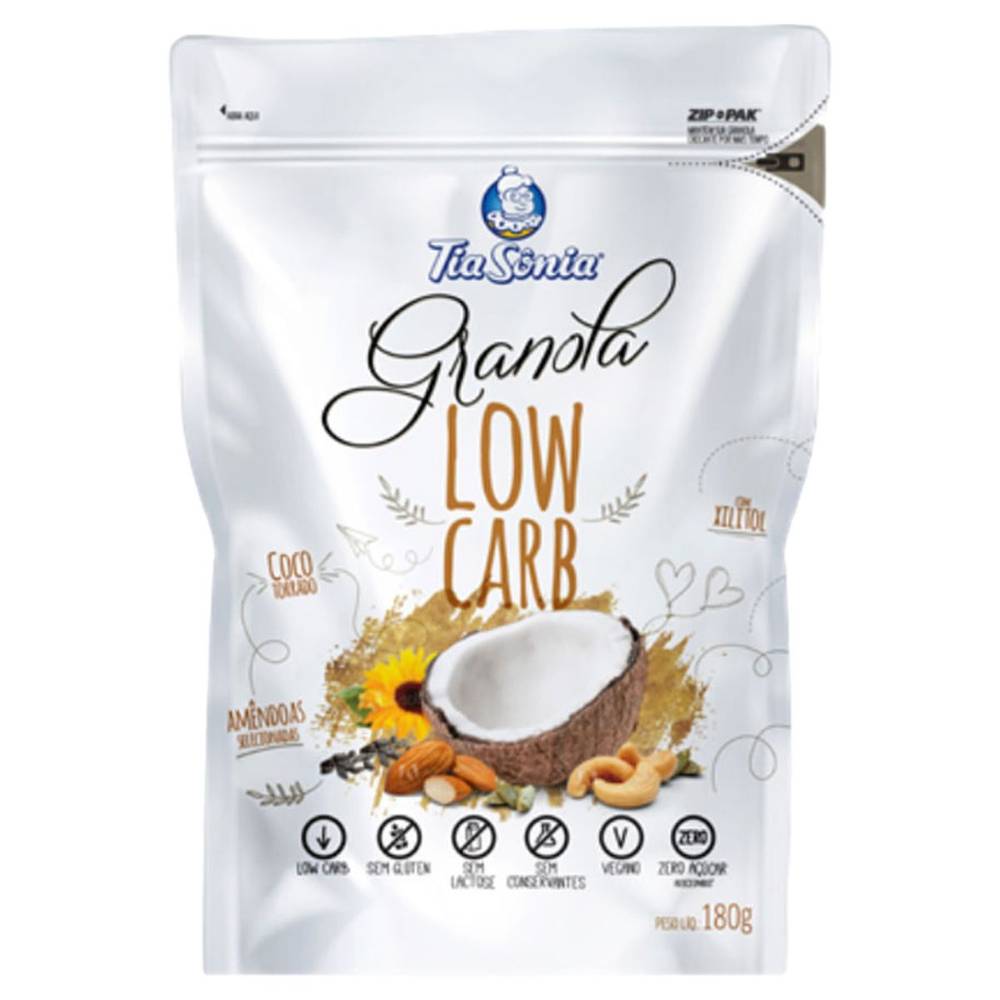 Tia sônia granola low carb (180 g)