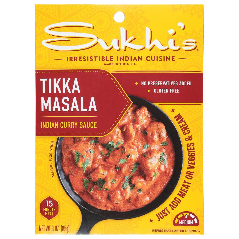 Sukhi's Tikka Masala Indian Curry Sauce (3 oz)