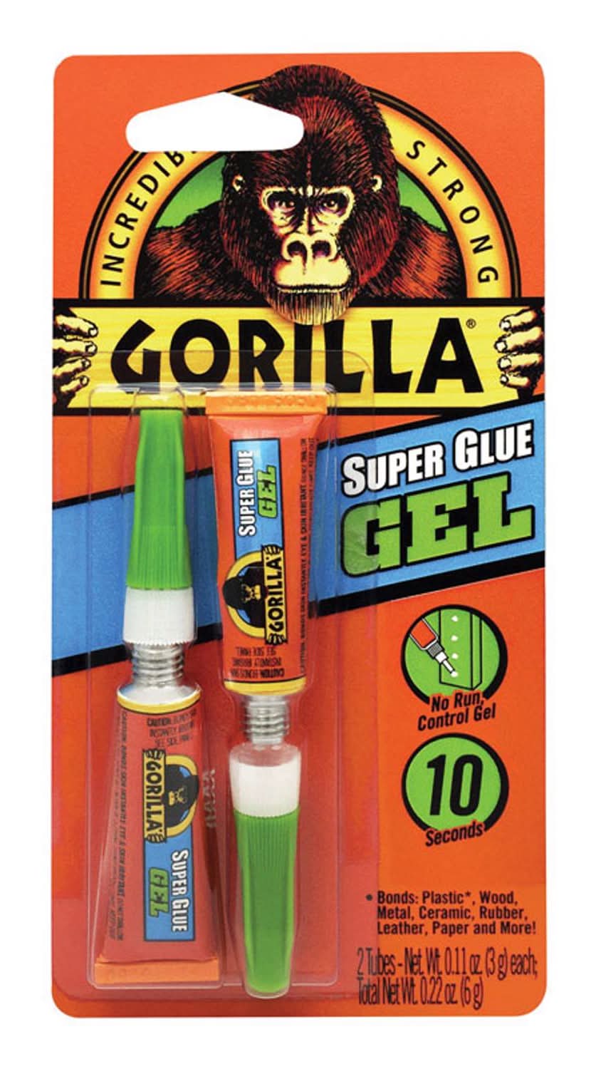 Gorilla High Strength Glue Clear Super Glue 0.11 Oz