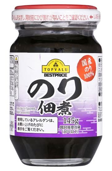 トップバリュ ベストプライス 国産のり100%のり佃煮 (145g)