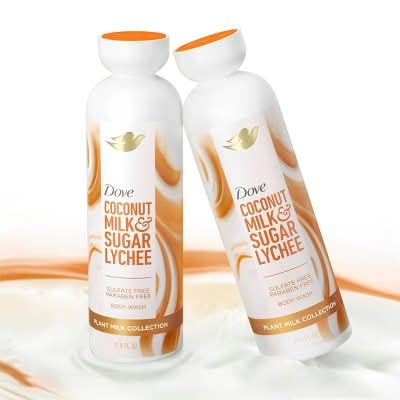 Dove Cleansing Body Wash, Coconut Milk-Sugar Lychee (17.5 fl oz)