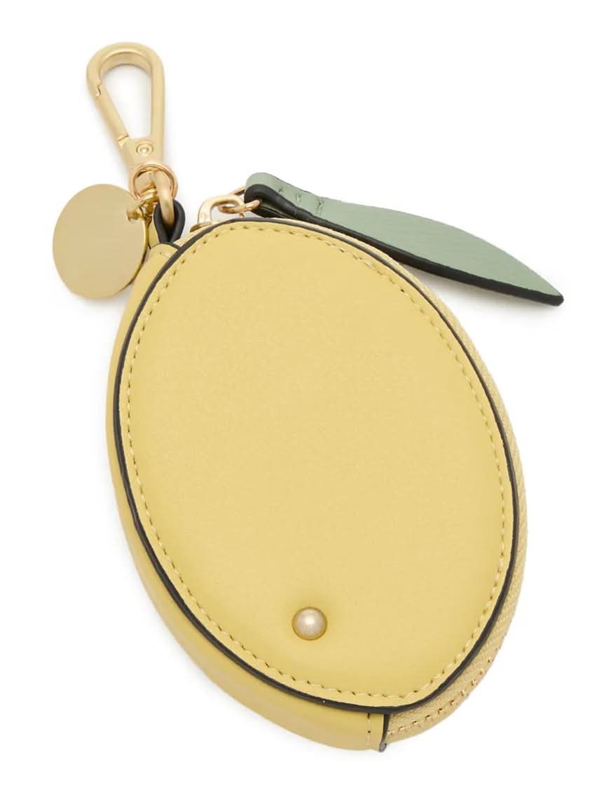 Kelly & Katie Lemon Coin Purse Bag Charm (Yellow One Size)
