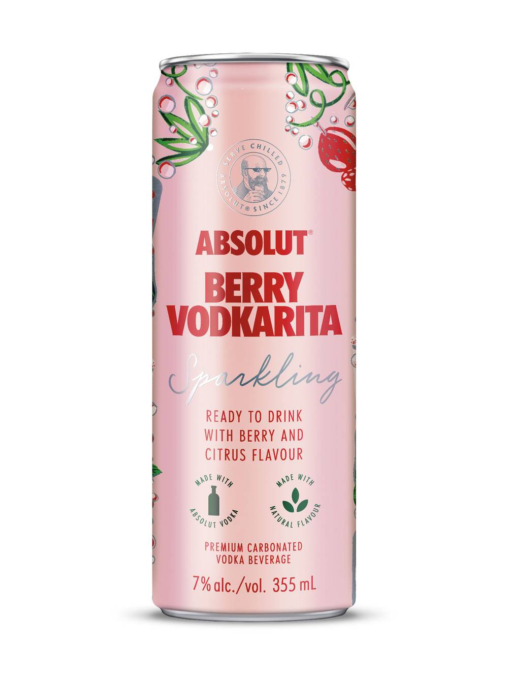 Absolut Vodkarita Ready To Drink Cocktail (355 ml) (berry-citrus)