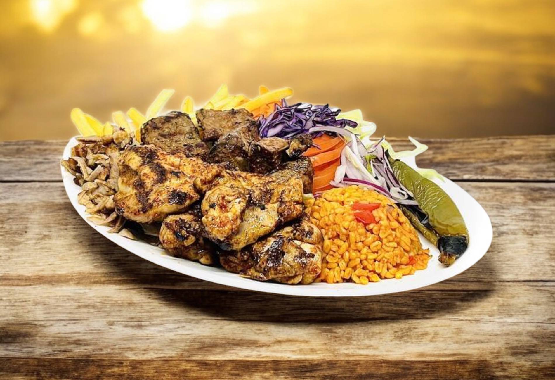 🍖 Assiette Kebab Mixte